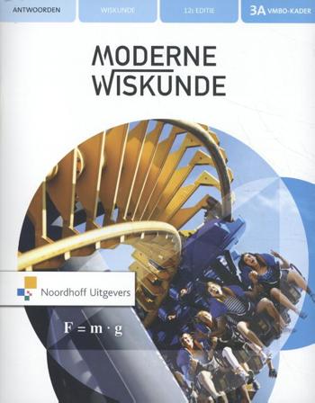 9789001885069 - Moderne wiskunde 12e editie 3 vmbo-k antwoordenboek deel a