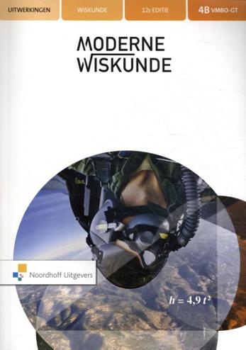9789001885335 - Moderne wiskunde 12e editie 4 vmbo-gt uitwerkingenboek dl b