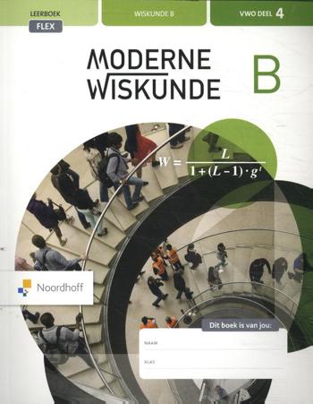 9789001892050 - Moderne wiskunde 12e ed wiskunde-b vwo FLEX leeropdrachtenboek dl 4