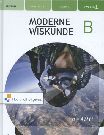 9789001892210 - Moderne wiskunde 12e ed wiskunde-b vwo deel 1