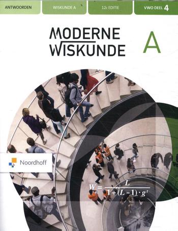 9789001892692 - Moderne wiskunde 12e ed wiskunde-a vwo antwoorden dl 4