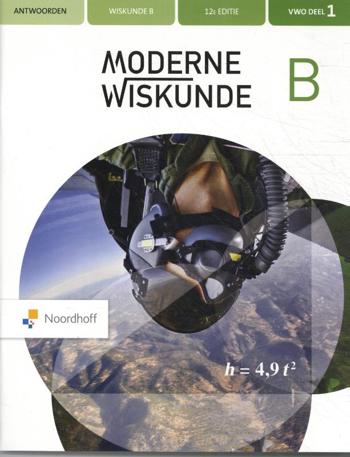 9789001892722 - Moderne wiskunde 12e ed wiskunde-b vwo antwoorden dl 1