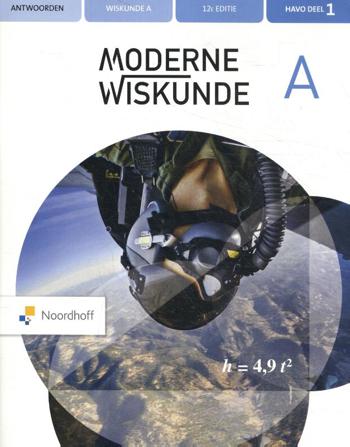 9789001892760 - Moderne wiskunde 12e ed wiskunde-a havo antwoorden dl 1