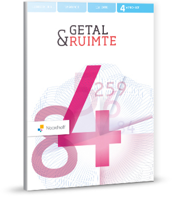 9789001893446 - Getal en ruimte (12e ed) 4 vmbo-kgt werkboeken + online