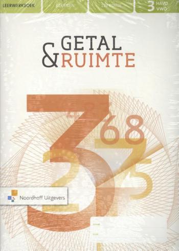 9789001903251 - Getal en ruimte (12e ed) 3h werkboek/rekenboek