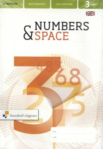 9789001903275 - Numbers and space (12e ed) 3h workbook/arithmetics book