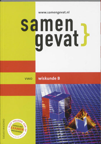 9789006073836 - Samengevat vwo wiskunde-b