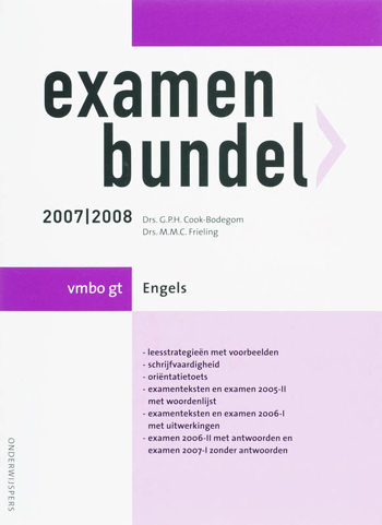 9789006074086 - Onderwijspers engels 2007-2008 vmbo-gt examenbundel