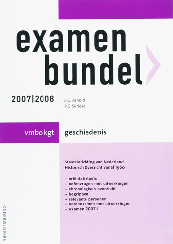 9789006074109 - Onderwijspers geschiedenis 2007-2008 vmbo-kgt examenbundel