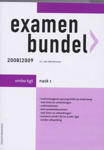 9789006074642 - Onderwijspers 2008-2009 vmbo-kgt examenbundel nask-1