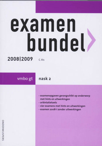 9789006074659 - Onderwijspers 2008-2009 vmbo-gt examenbundel nask-2