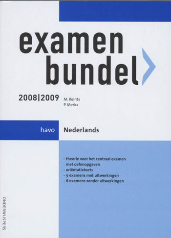 9789006074680 - Onderwijspers 2008-2009 havo examenbundel nederlands