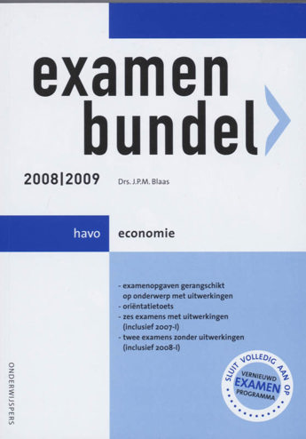 9789006074741 - Onderwijspers 2008-2009 havo examenbundel economie