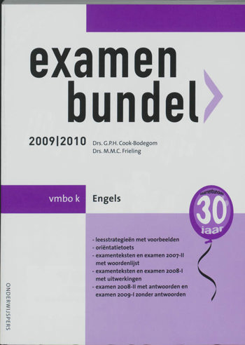 9789006075205 - Examenbundel 2009-2010 vmbo-k engels