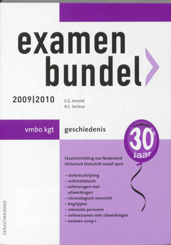 9789006075274 - Examenbundel 2009-2010 vmbo-kgt geschiedenis