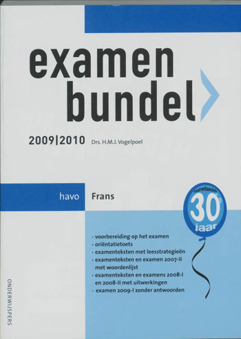 9789006075366 - Examenbundel 2009-2010 havo frans