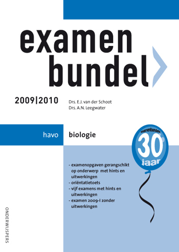 9789006075427 - Examenbundel 2009-2010 havo biologie