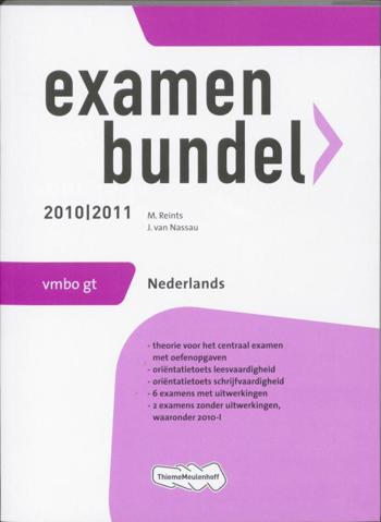 9789006075861 - Examenbundel 2010-2011 vmbo-gt nederlands