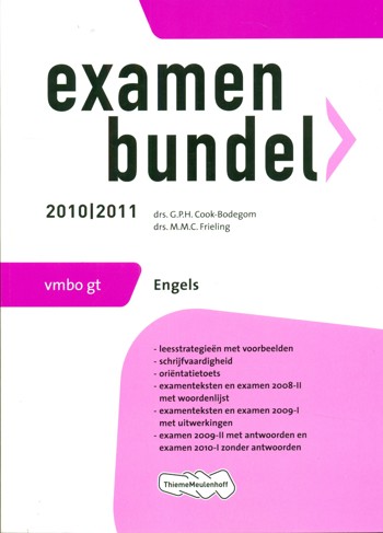 9789006075892 - Examenbundel 2010-2011 vmbo-gt engels