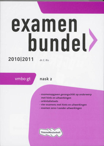 9789006075960 - Examenbundel 2010-2011 vmbo-gt nask 2
