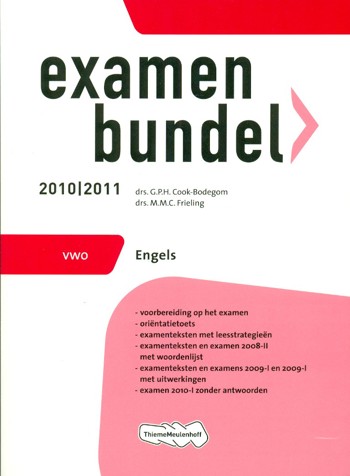 9789006076172 - Examenbundel 2010-2011 vwo engels