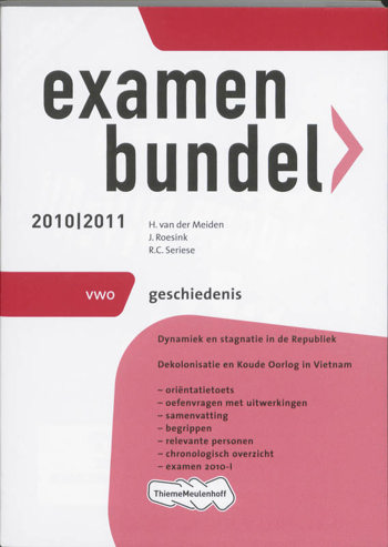 9789006076196 - Examenbundel 2010-2011 vwo geschiedenis