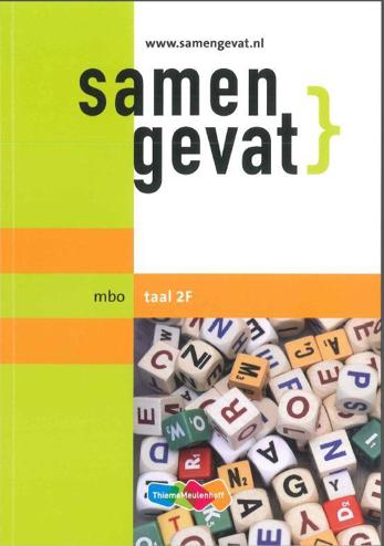9789006080483 - Samengevat taal 2f mbo