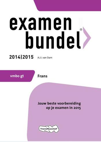 9789006080520 - Examenbundel 2014-2015 vmbo-gt frans