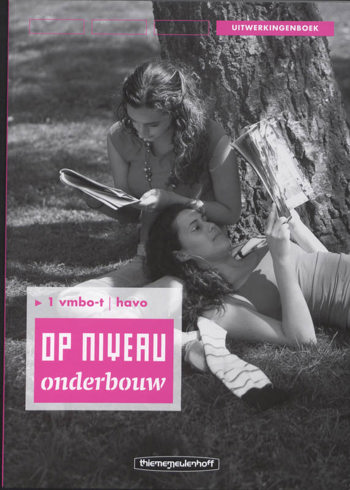9789006104196 - Op niveau onderbouw 1 vmbo-t/h uitwerkingenboek (lineair)