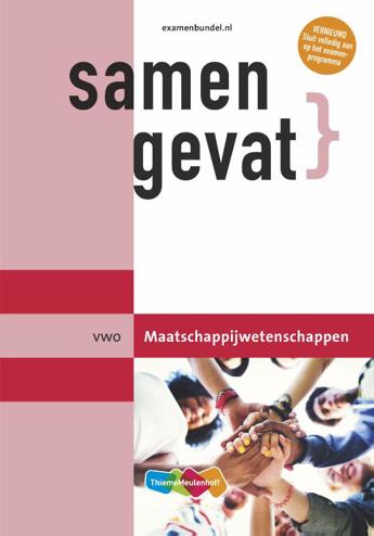 9789006112467 - Samengevat vwo maatschappijwetenschappen