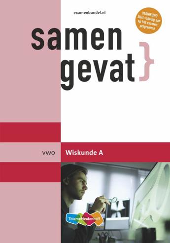 9789006112504 - Samengevat vwo wiskunde-a