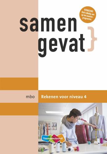 9789006112535 - Samengevat MBO Rekenen voor niveau 4