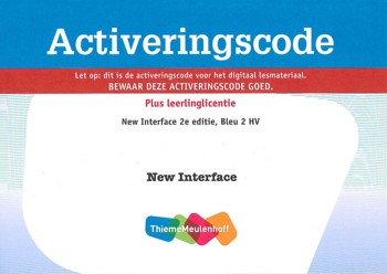 9789006148831 - New interface blue label 2 plus leerlinglicentie