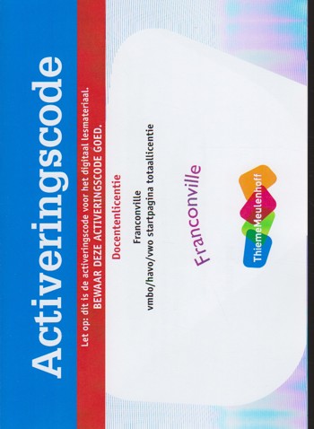 9789006183955 - Franconville vmbo/hv startpagina totaallicentie docent
