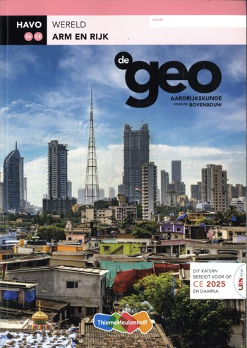 9789006262117 - De geo LRN-line 4h arm en rijk (CE 2025 ev) online + boek 4-jaar afname