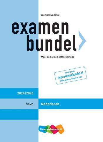 9789006315929 - Examenbundel 2024-2025 online+boek havo nederlands
