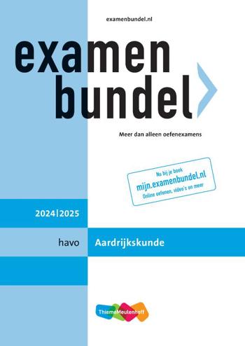 9789006316063 - Examenbundel 2024-2025 online+boek havo aardrijkskunde