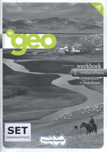 9789006372762 - De geo (9e editie) 1 vmbo-t/h werkboek dl a+b/totaallicentie