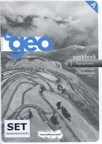 9789006372779 - De geo (9e editie) 1hv werkboek deel a+b/totaallicentie