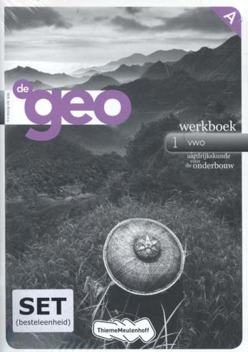 9789006372786 - De geo (9e editie) 1v werkboek deel a+b/totaallicentie