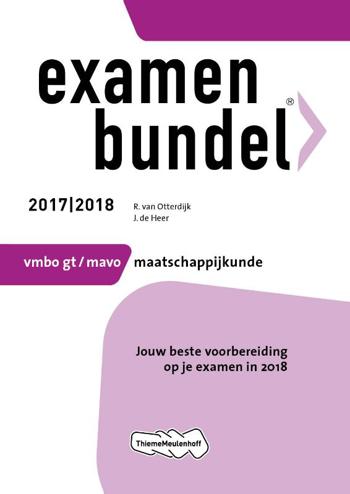9789006391640 - Examenbundel 2017-2018 vmbo-gt maatschappijleer