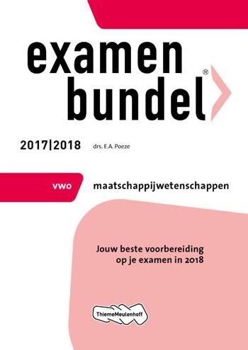 9789006391695 - Examenbundel 2017-2018 vwo maatschappijwetenschappen