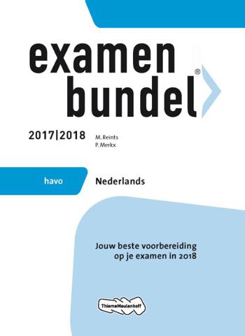 9789006391701 - Examenbundel 2017-2018 havo nederlands