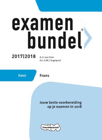 9789006391718 - Examenbundel 2017-2018 havo frans