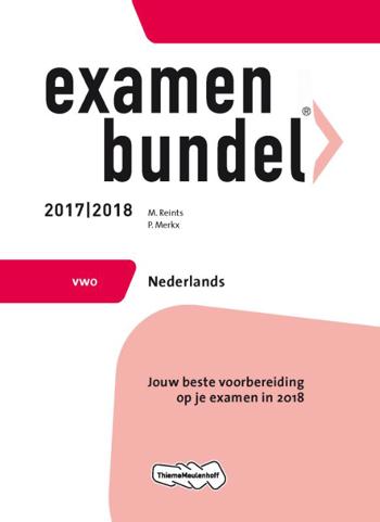 9789006391855 - Examenbundel 2017-2018 vwo nederlands