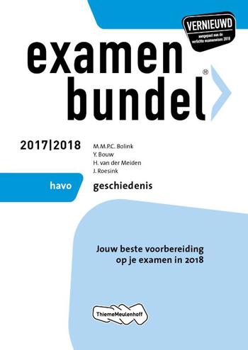 9789006391862 - Examenbundel 2017-2018 havo geschiedenis