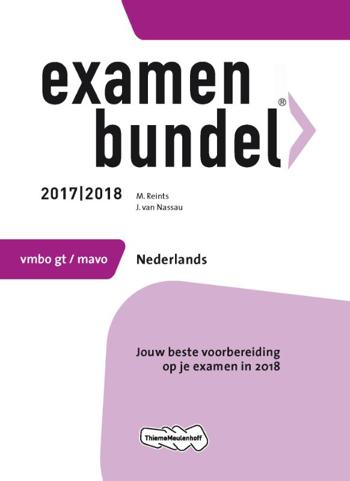 9789006391985 - Examenbundel 2017-2018 vmbo-gt nederlands