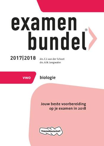 9789006392029 - Examenbundel 2017-2018 vwo biologie