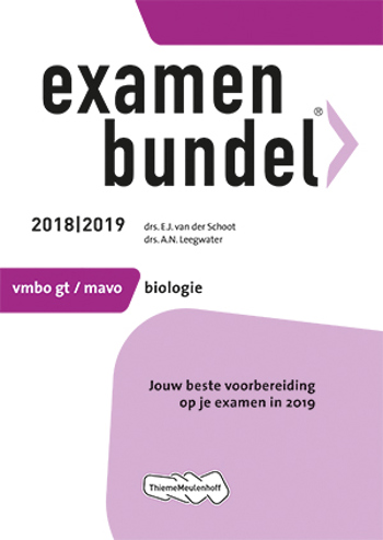 9789006429145 - Examenbundel 2018-2019 vmbo-gt-mavo biologie