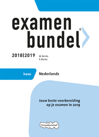 9789006429190 - Examenbundel 2018-2019 havo nederlands